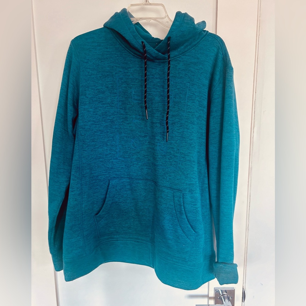 Burton Teal blue hoodie. Size XL